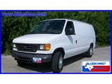 2007 Oxford White Ford E Series Van E150 Commercial #16458855