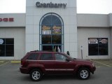2007 Red Rock Crystal Pearl Jeep Grand Cherokee Limited 4x4 #16448109