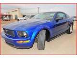 2008 Vista Blue Metallic Ford Mustang V6 Deluxe Coupe #16452630