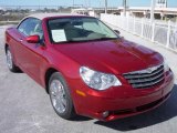 2009 Inferno Red Crystal Pearl Chrysler Sebring Limited Convertible #1644782