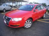 2008 Tornado Red Volkswagen Passat Turbo Sedan #16548035