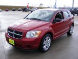 2007 Inferno Red Crystal Pearl Dodge Caliber SXT #1649360