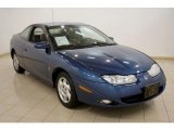 2002 Blue Saturn S Series SC2 Coupe #16579452