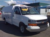 2008 Summit White Chevrolet Express Cutaway 3500 Commercial Utility Van #16580175
