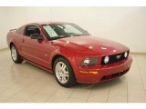 2008 Dark Candy Apple Red Ford Mustang GT Deluxe Coupe #16580120