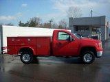 2009 Fire Red GMC Sierra 2500HD Work Truck Regular Cab Chassis Commercial Utility #16578634