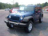 2009 Deep Water Blue Pearl Jeep Wrangler Unlimited X 4x4 #16578899