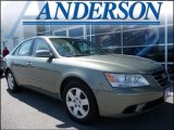 2009 Natural Khaki Green Hyundai Sonata GLS #16577971