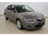 2007 Galaxy Gray Mica Mazda MAZDA3 i Sport Sedan #16580130