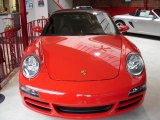 Guards Red Porsche 911 in 2007