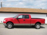2004 Bright Red Ford F150 XLT SuperCab 4x4 #16732346