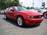 2010 Red Candy Metallic Ford Mustang V6 Premium Coupe #16754938