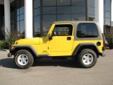 2006 Solar Yellow Jeep Wrangler Sport 4x4 #16762595