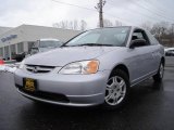 2002 Satin Silver Metallic Honda Civic LX Coupe #1671647