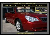 2008 Inferno Red Crystal Pearl Chrysler Sebring LX Convertible #16750160