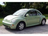 2001 Cyber Green Metallic Volkswagen New Beetle GLS Coupe #16841541