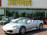 2008 Silver Metallic Ferrari F430 Spider F1 #16855499