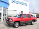 2003 Victory Red Chevrolet Avalanche 1500 4x4 #16838652