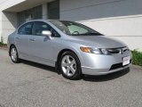 2007 Alabaster Silver Metallic Honda Civic EX Sedan #16844146