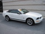 2006 Performance White Ford Mustang V6 Deluxe Convertible #16848723