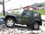 2008 Jeep Green Metallic Jeep Wrangler X 4x4 #16841534