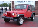 2006 Flame Red Jeep Wrangler Sport 4x4 Right Hand Drive #16900184