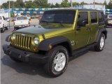 2007 Rescue Green Metallic Jeep Wrangler Unlimited X #16896783