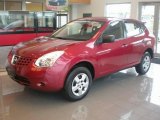 2008 Venom Red Pearl Nissan Rogue S AWD #16969285