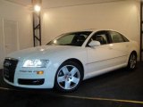 Arctic White Audi A8 in 2006