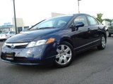 2008 Royal Blue Pearl Honda Civic LX Sedan #16992806