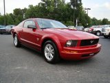 2009 Dark Candy Apple Red Ford Mustang V6 Coupe #16993474