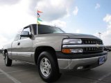 2002 Light Pewter Metallic Chevrolet Silverado 1500 LT Extended Cab #17041088