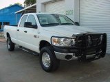 2007 Bright White Dodge Ram 2500 ST Quad Cab 4x4 #17093021