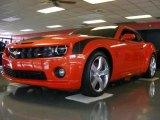 2010 Inferno Orange Metallic Chevrolet Camaro SS Coupe #17110496