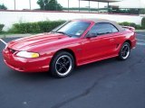 Rio Red Ford Mustang in 1996