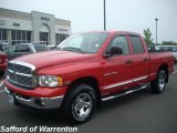 2005 Flame Red Dodge Ram 1500 Laramie Quad Cab 4x4 #17172007