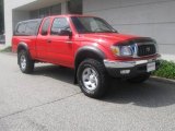 Radiant Red Toyota Tacoma in 2003