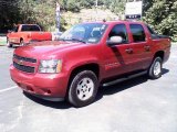 2007 Sport Red Metallic Chevrolet Avalanche LS #17183226