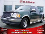 2000 Amazon Green Metallic Ford F150 XLT Extended Cab #17191191