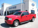 2006 Bright Red Ford F150 STX SuperCab 4x4 #17192761