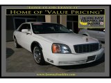 2002 White Diamond Pearl Cadillac DeVille Sedan #17186602