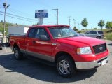 2006 Bright Red Ford F150 XLT SuperCab 4x4 #17190009
