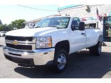 Summit White Chevrolet Silverado 3500HD in 2009