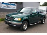 2000 Amazon Green Metallic Ford F150 XLT Extended Cab 4x4 #17261754