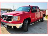 2007 Fire Red GMC Sierra 1500 SLE Extended Cab #17263543