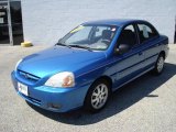 2003 Rally Blue Kia Rio Sedan #17262233