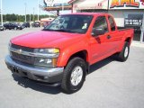2005 Victory Red Chevrolet Colorado LS Extended Cab #17315747