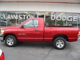 2006 Inferno Red Crystal Pearl Dodge Ram 1500 ST Regular Cab #17331965