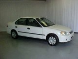 2000 Taffeta White Honda Civic LX Sedan #17330044