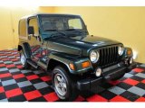 1999 Forest Green Pearlcoat Jeep Wrangler Sahara 4x4 #17329106